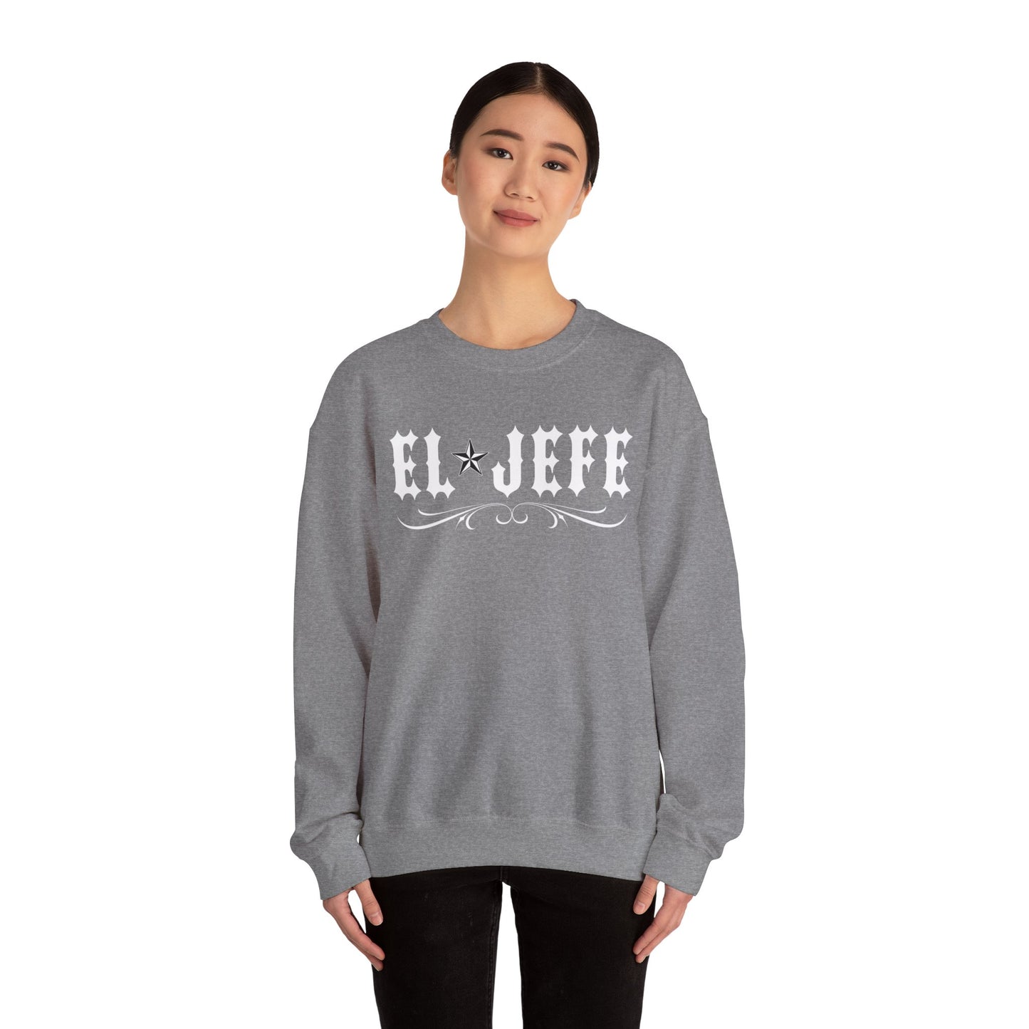 EL JEFE - Unisex Heavy Blend™ Crewneck Sweatshirt