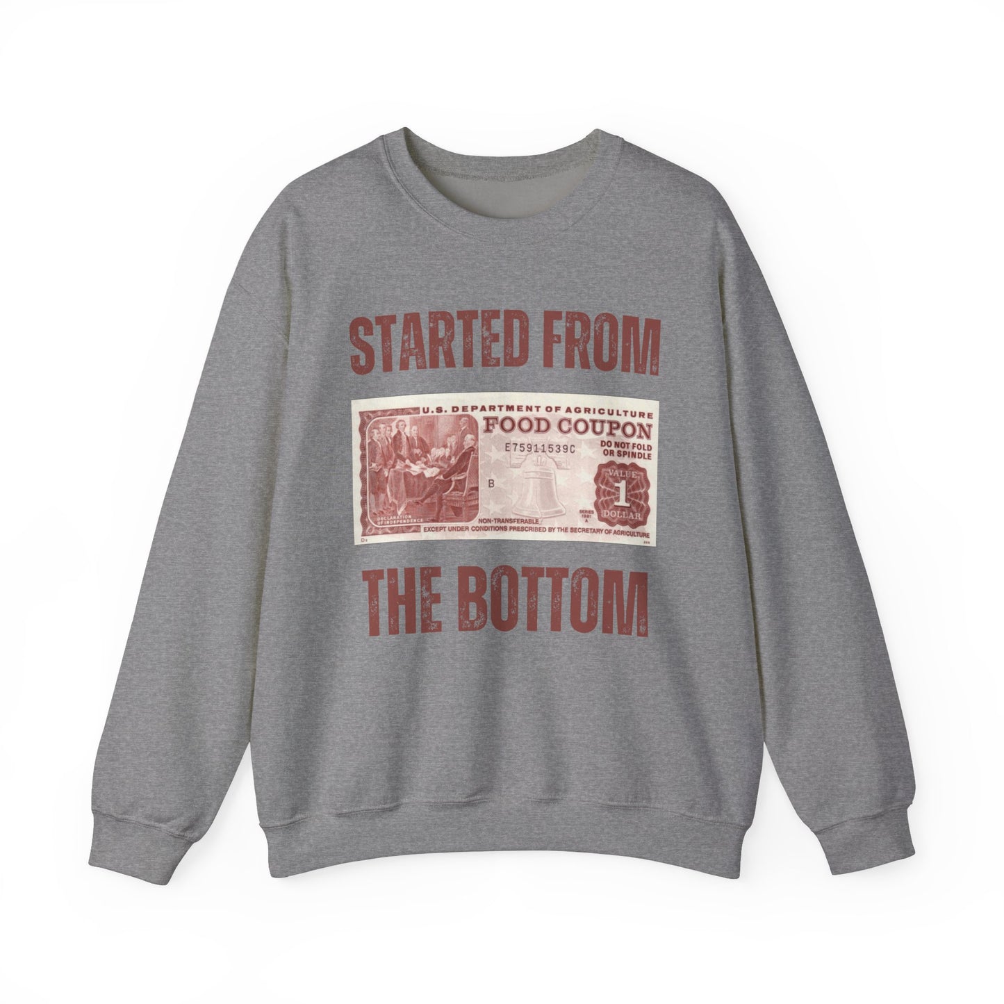 Started from the Bottom - Unisex Heavy Blend™ Crewneck Sweatshirt