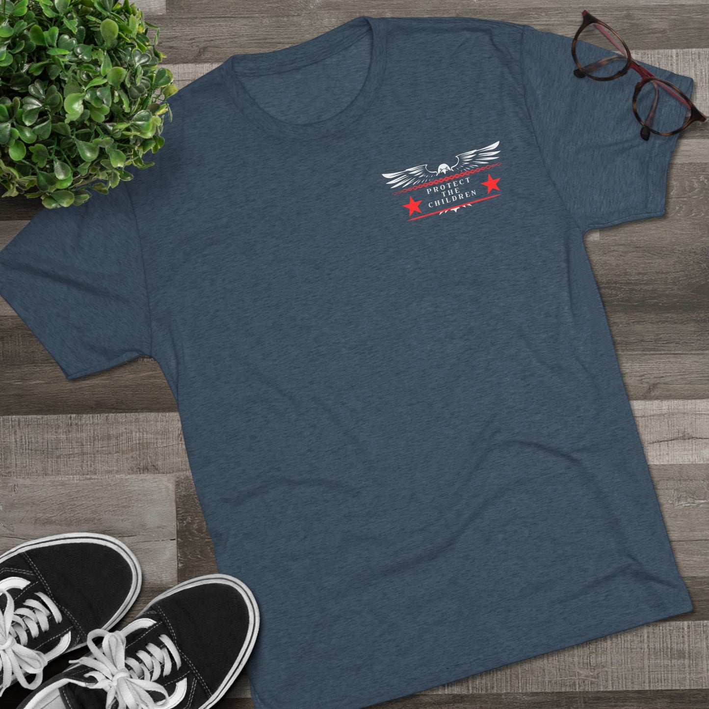 Anti-Pedophile Jersey T-shirt - ATHLETIC FITTED Unisex - Reverse Design