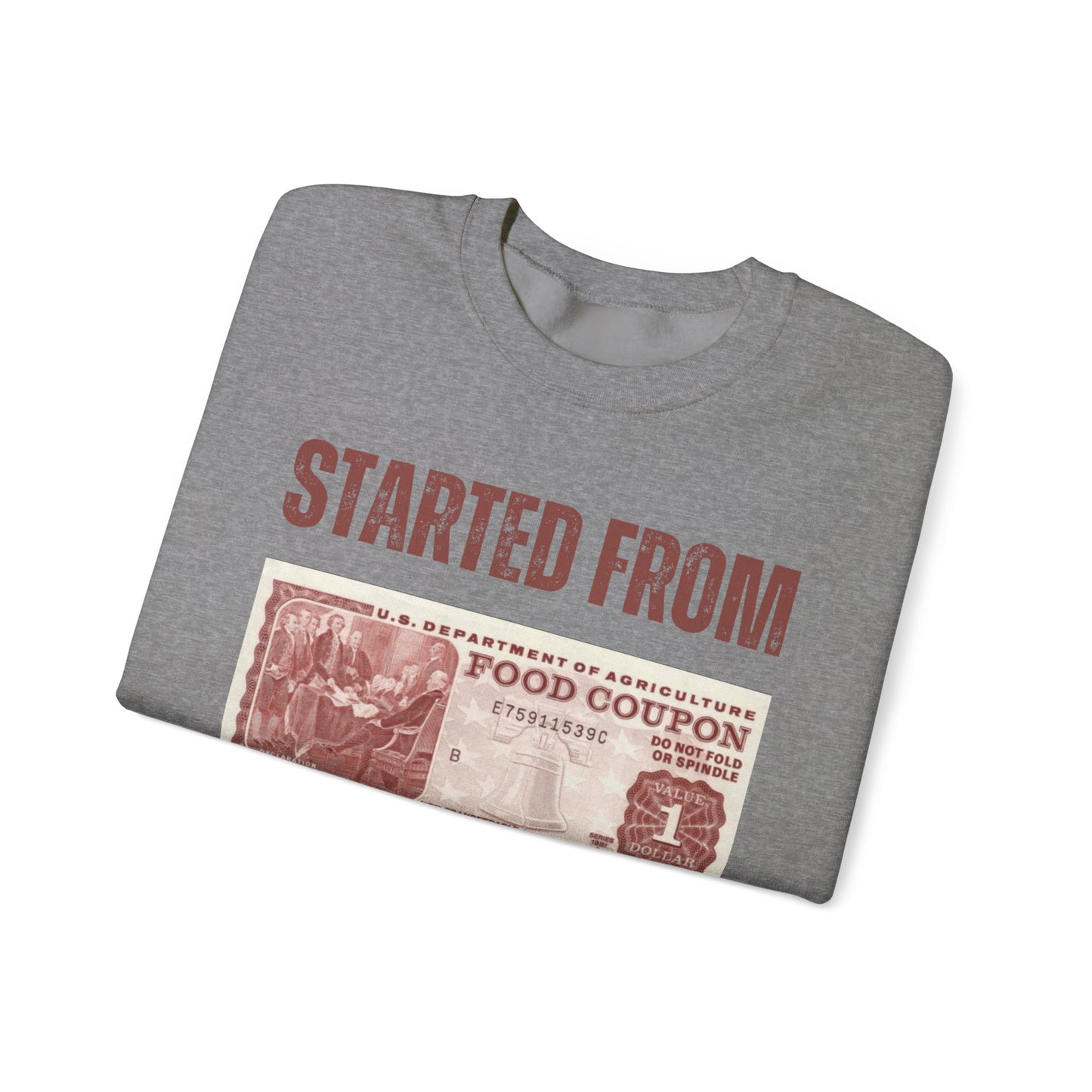 Started from the Bottom - Unisex Heavy Blend™ Crewneck Sweatshirt