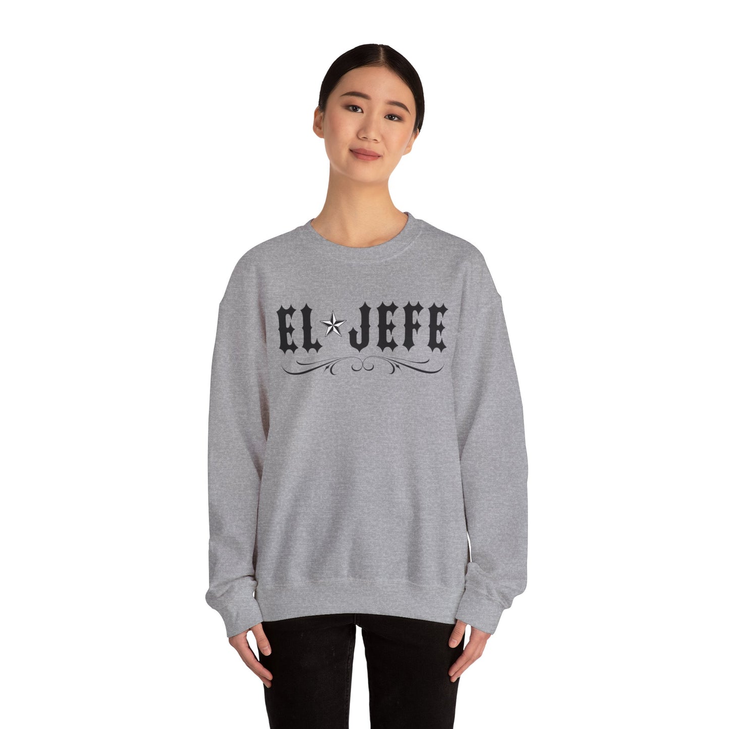 EL JEFE - Unisex Heavy Blend™ Crewneck Sweatshirt