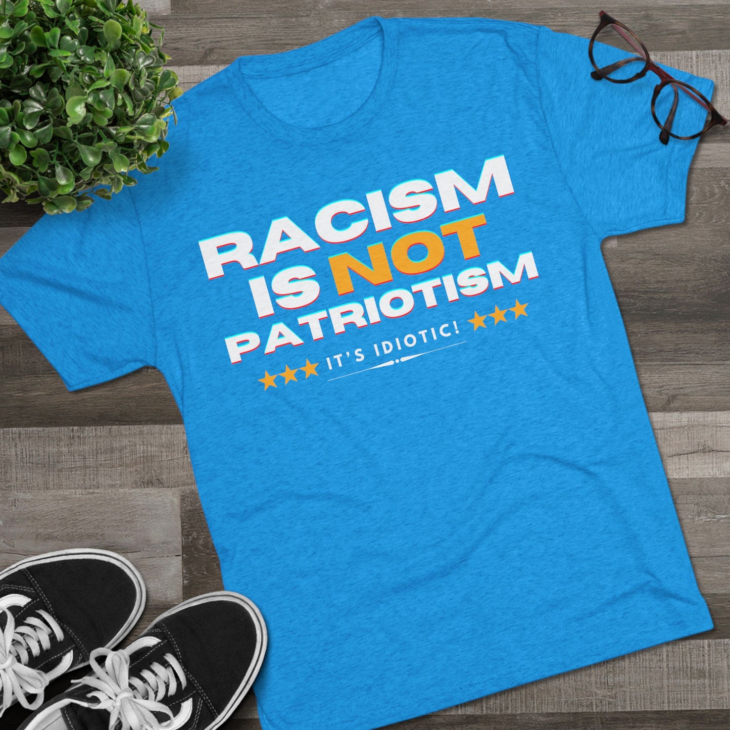 Anti-Racism - ATHLETIC FITTED T-Shirt