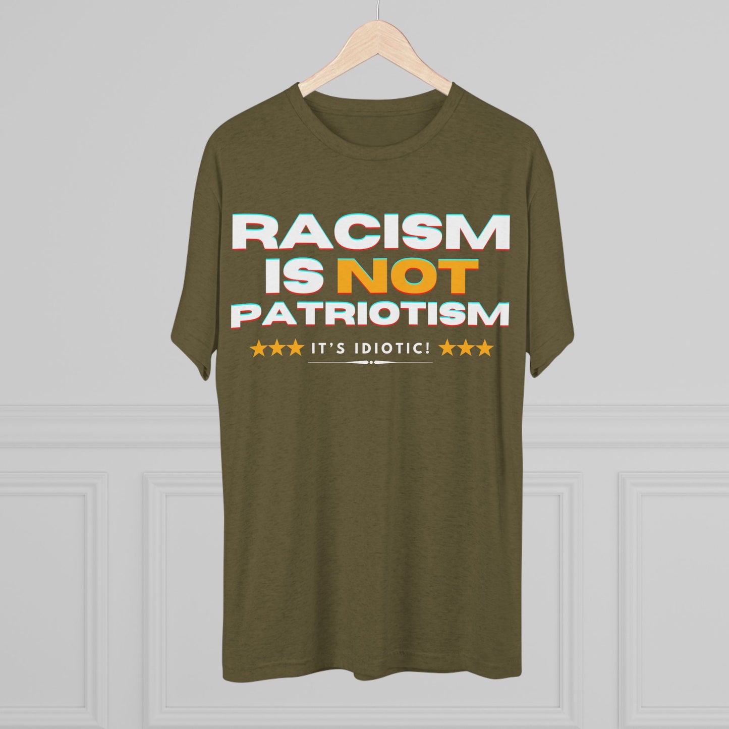 Anti-Racism - ATHLETIC FITTED T-Shirt