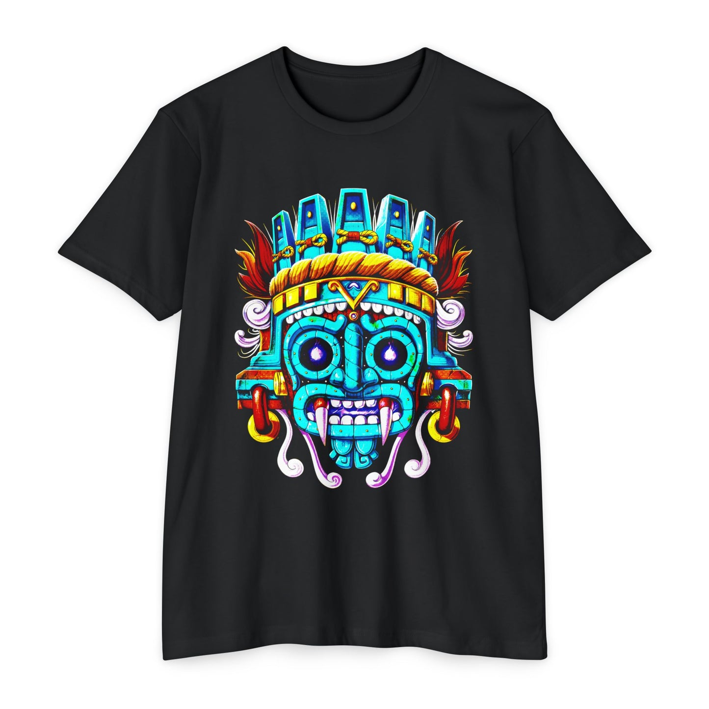 TLALOC AZTEC GOD OF WATER- Jersey T-shirt