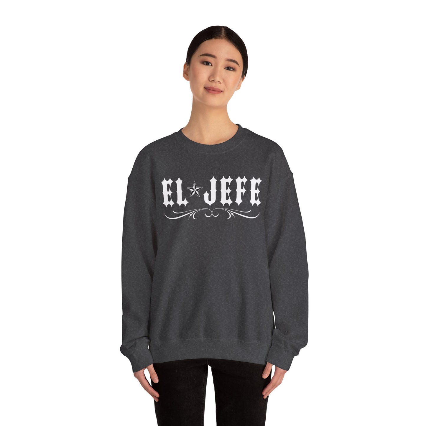 EL JEFE - Unisex Heavy Blend™ Crewneck Sweatshirt