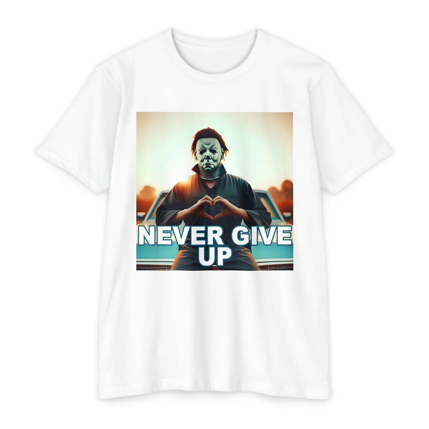 MICHEAL NEVER GIVE UP - Jersey T-shirt