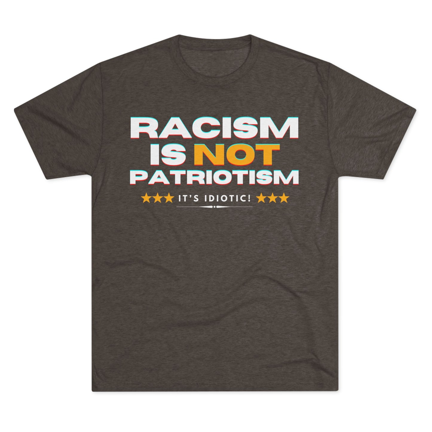 Anti-Racism - ATHLETIC FITTED T-Shirt