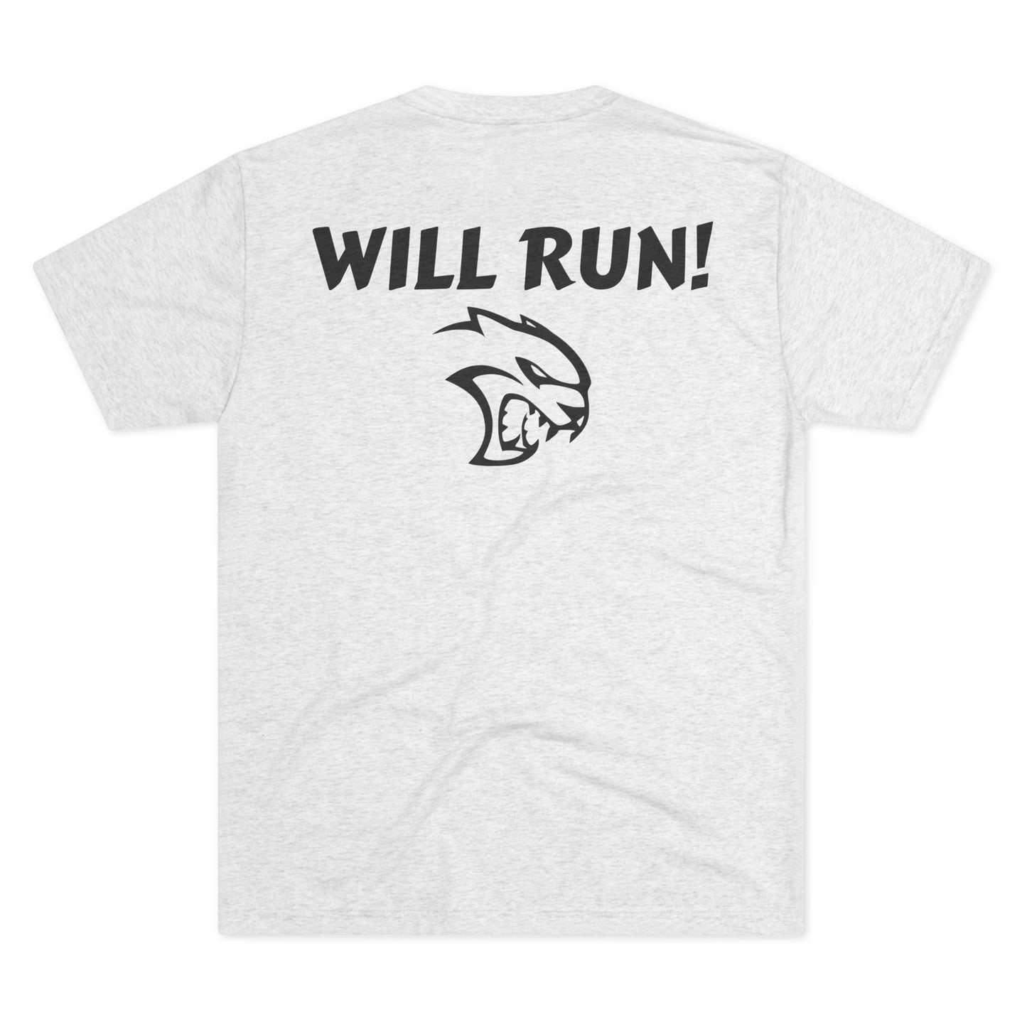 HELLCAT -WILL RUN Unisex Tri-Blend Crew Tee