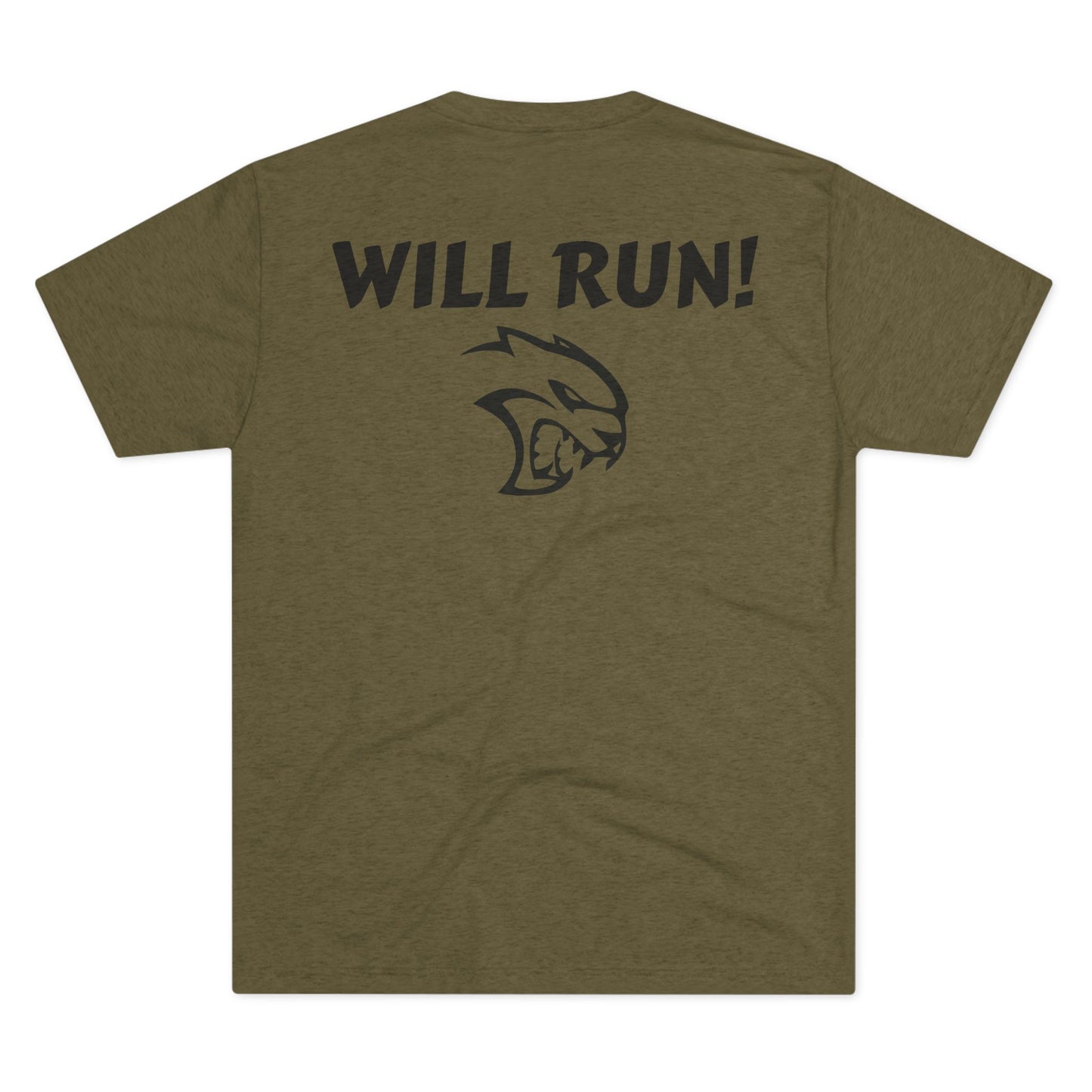HELLCAT -WILL RUN Unisex Tri-Blend Crew Tee