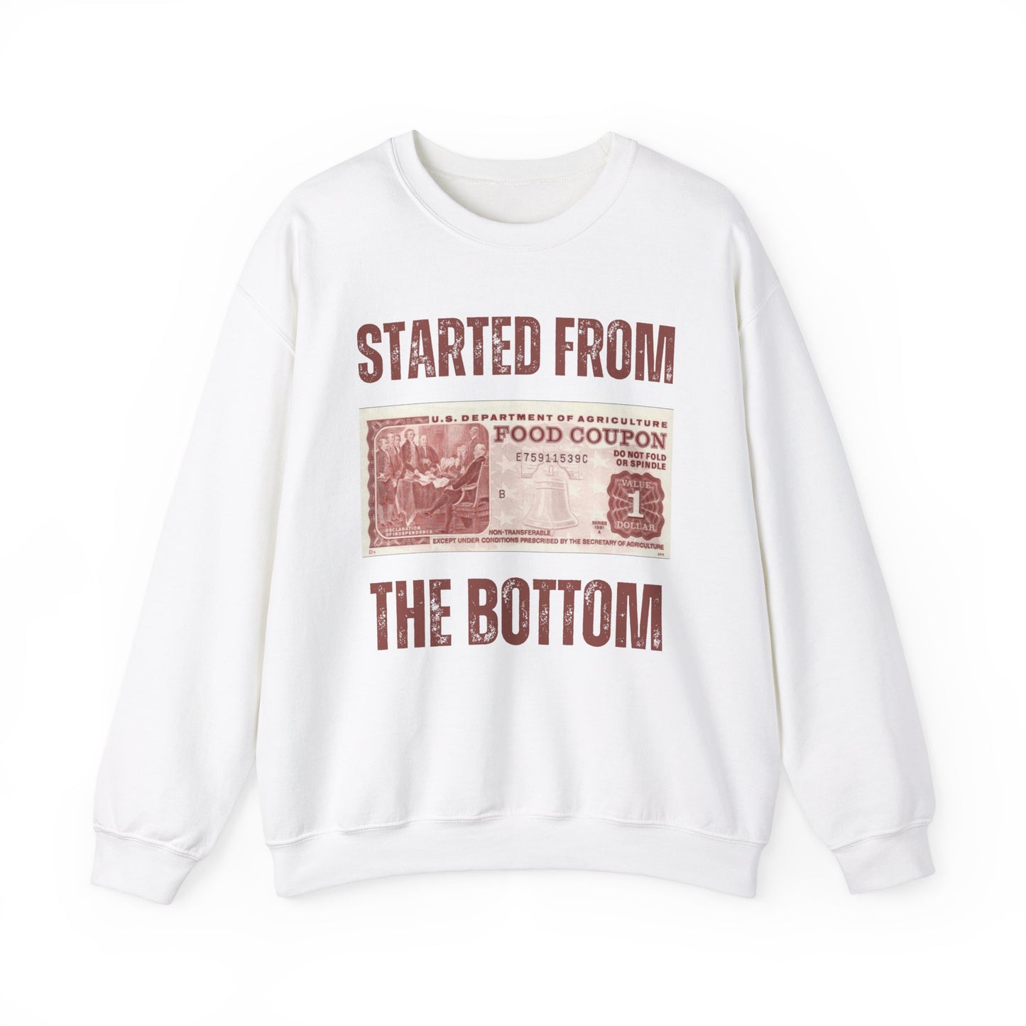 Started from the Bottom - Unisex Heavy Blend™ Crewneck Sweatshirt