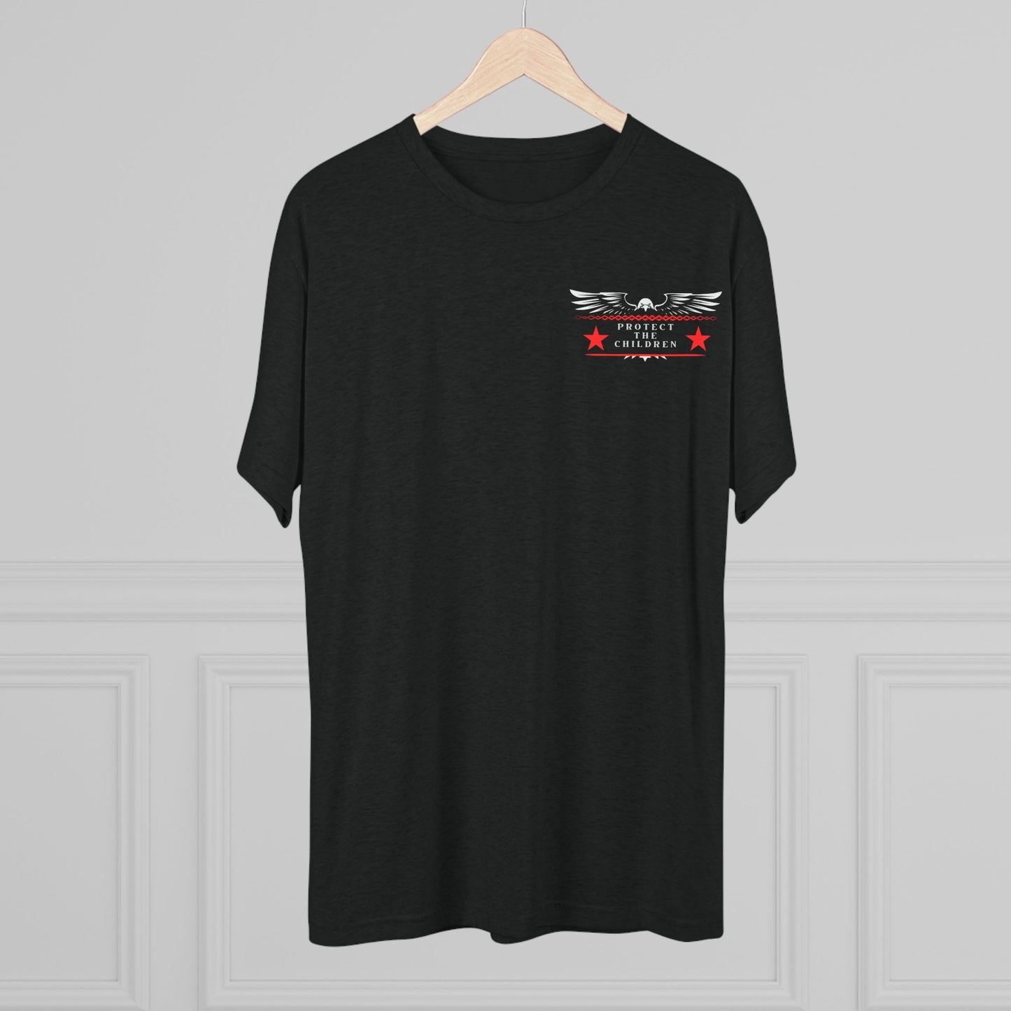 Anti-Pedophile Jersey T-shirt - ATHLETIC FITTED Unisex - Reverse Design