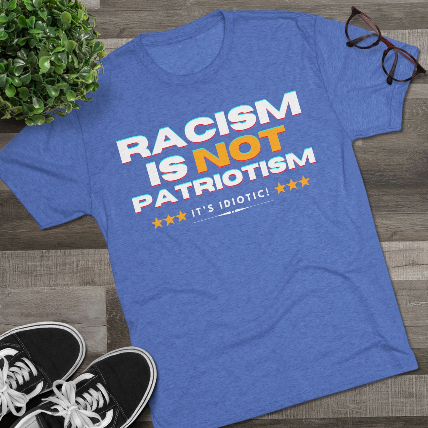 Anti-Racism - ATHLETIC FITTED T-Shirt