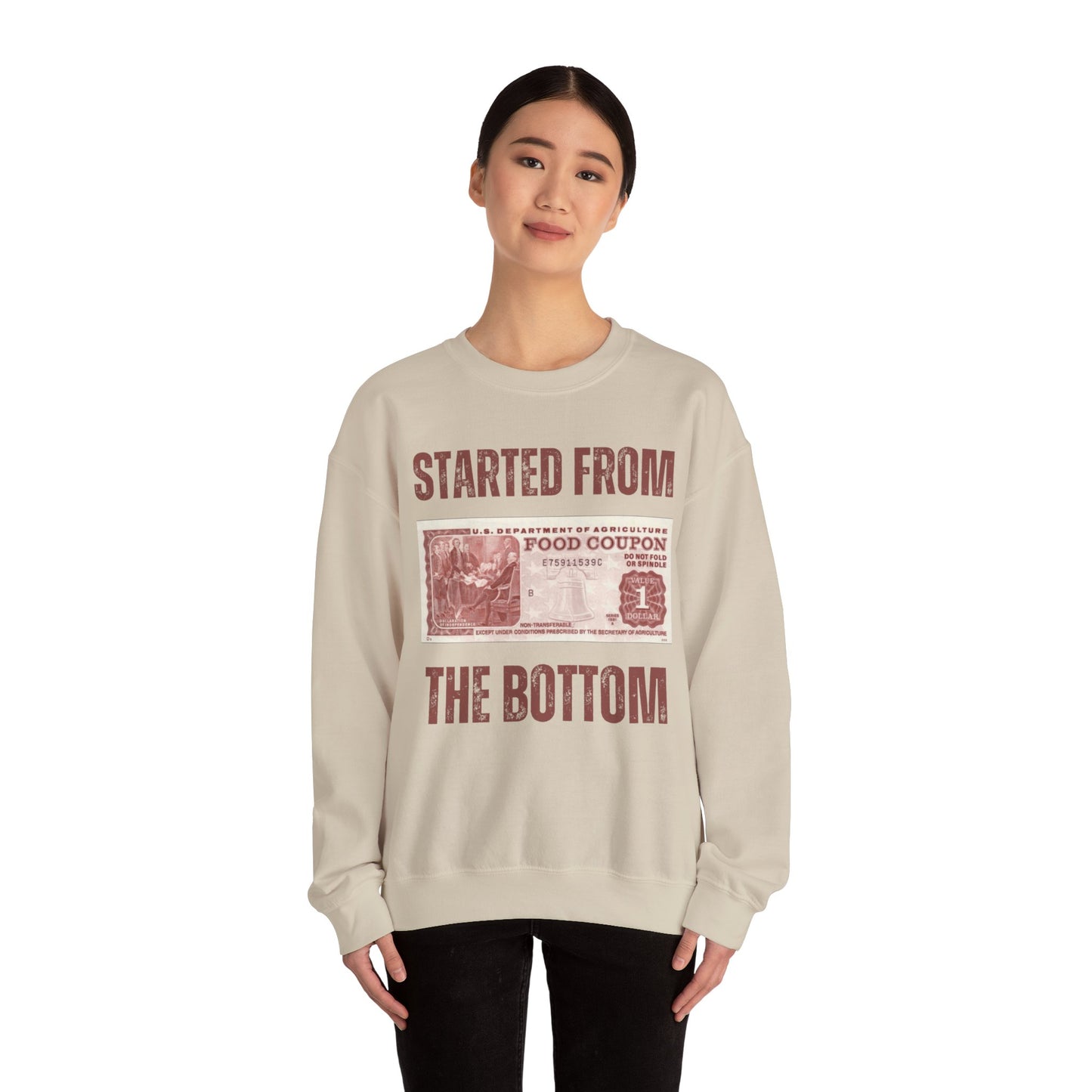 Started from the Bottom - Unisex Heavy Blend™ Crewneck Sweatshirt