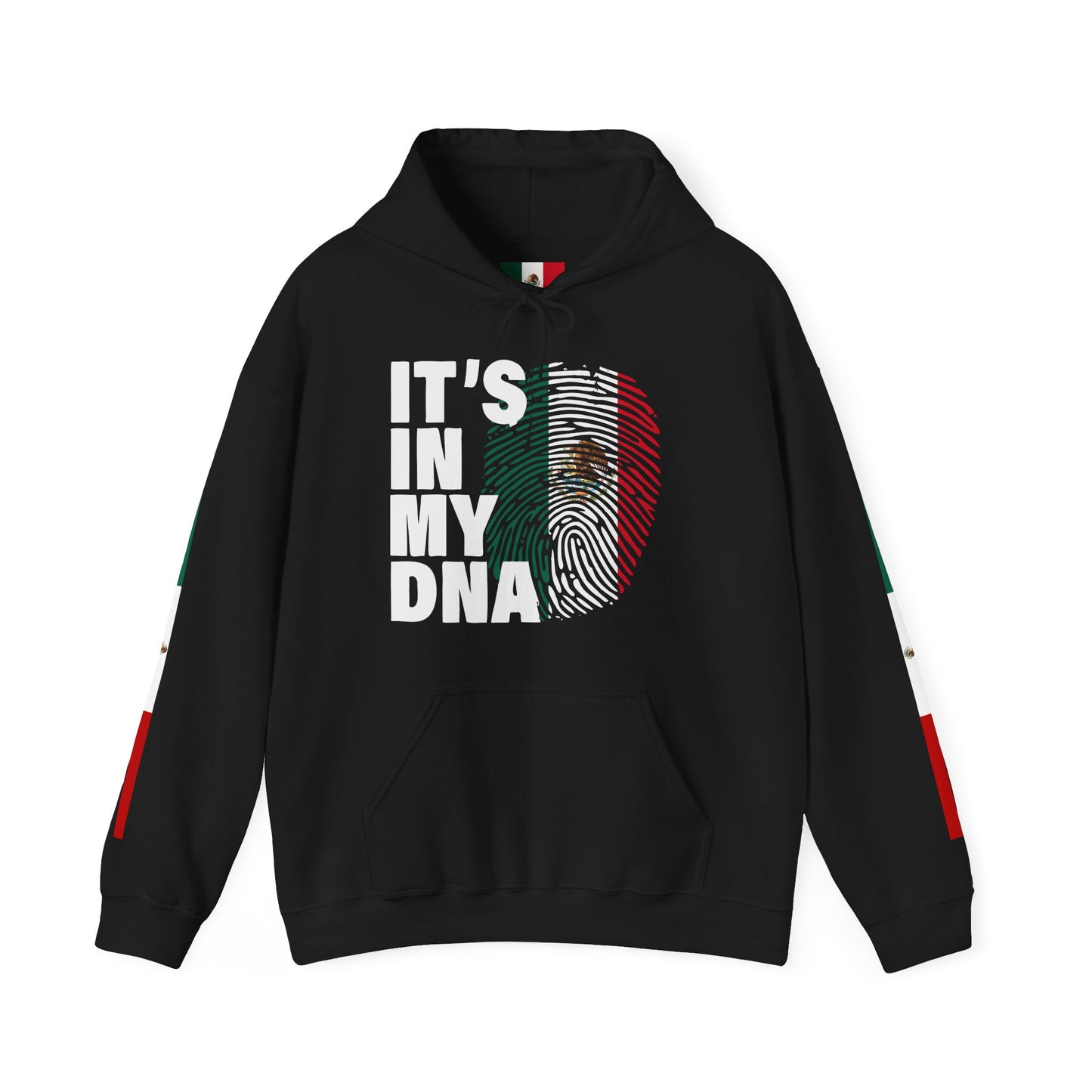 Mexican Pride 'It's in My DNA' Hoodie - Ethnic Heritage Sweatshirt, Cinco de Mayo Gift, Latinx Pride Shirt, Mexican Flag Apparel, Hispanic