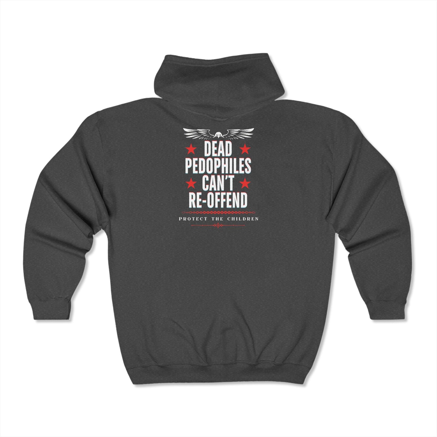 Anti-Pedophile - Zip up Hoodie
