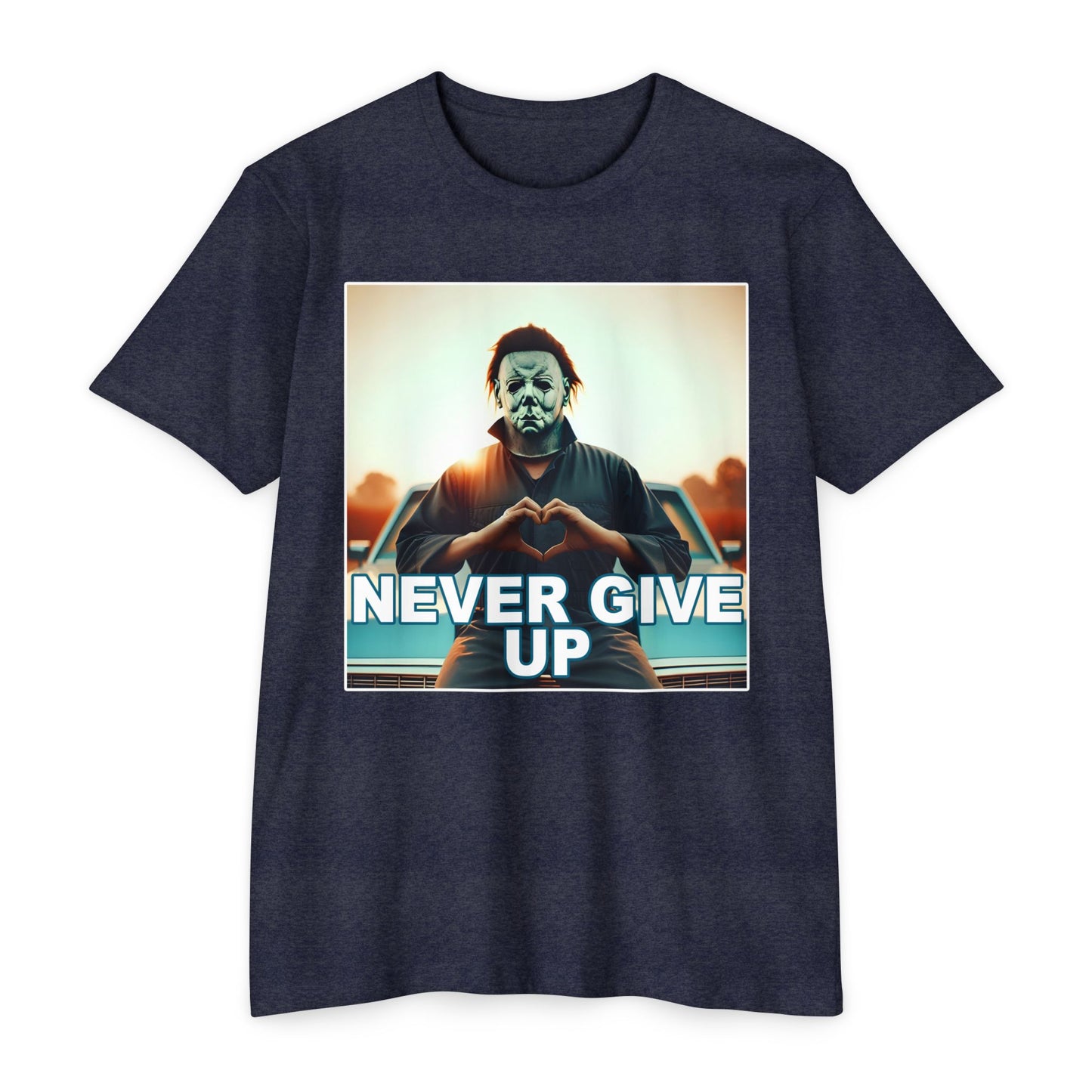 MICHEAL NEVER GIVE UP - Jersey T-shirt
