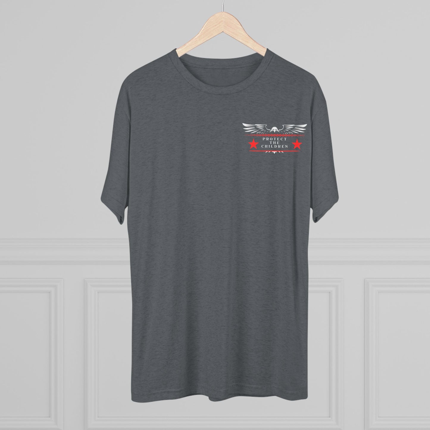Anti-Pedophile Jersey T-shirt - ATHLETIC FITTED Unisex - Reverse Design