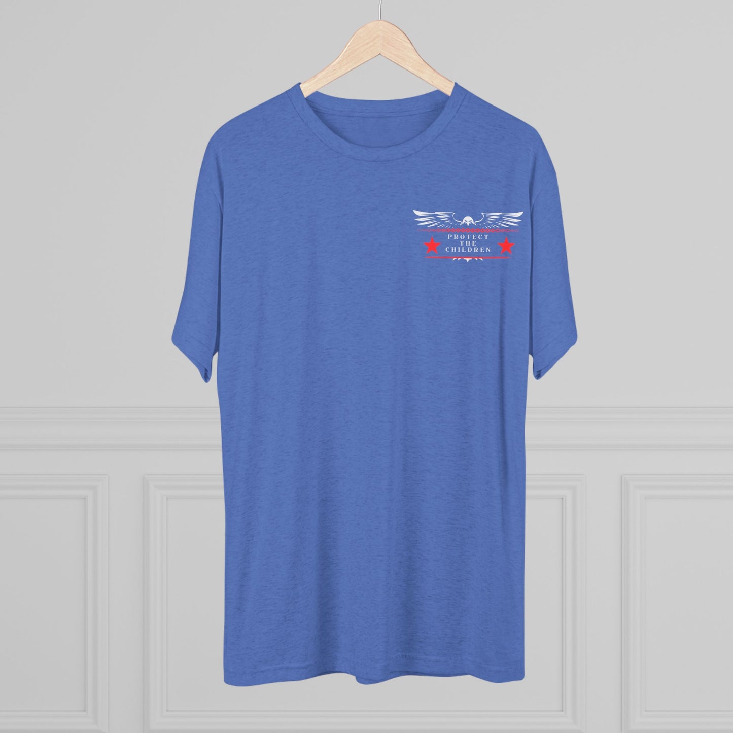 Anti-Pedophile Jersey T-shirt - ATHLETIC FITTED Unisex - Reverse Design
