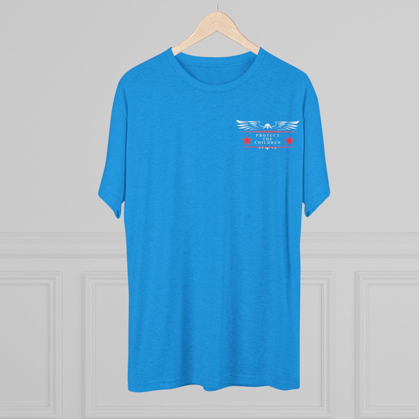 Anti-Pedophile Jersey T-shirt - ATHLETIC FITTED Unisex - Reverse Design