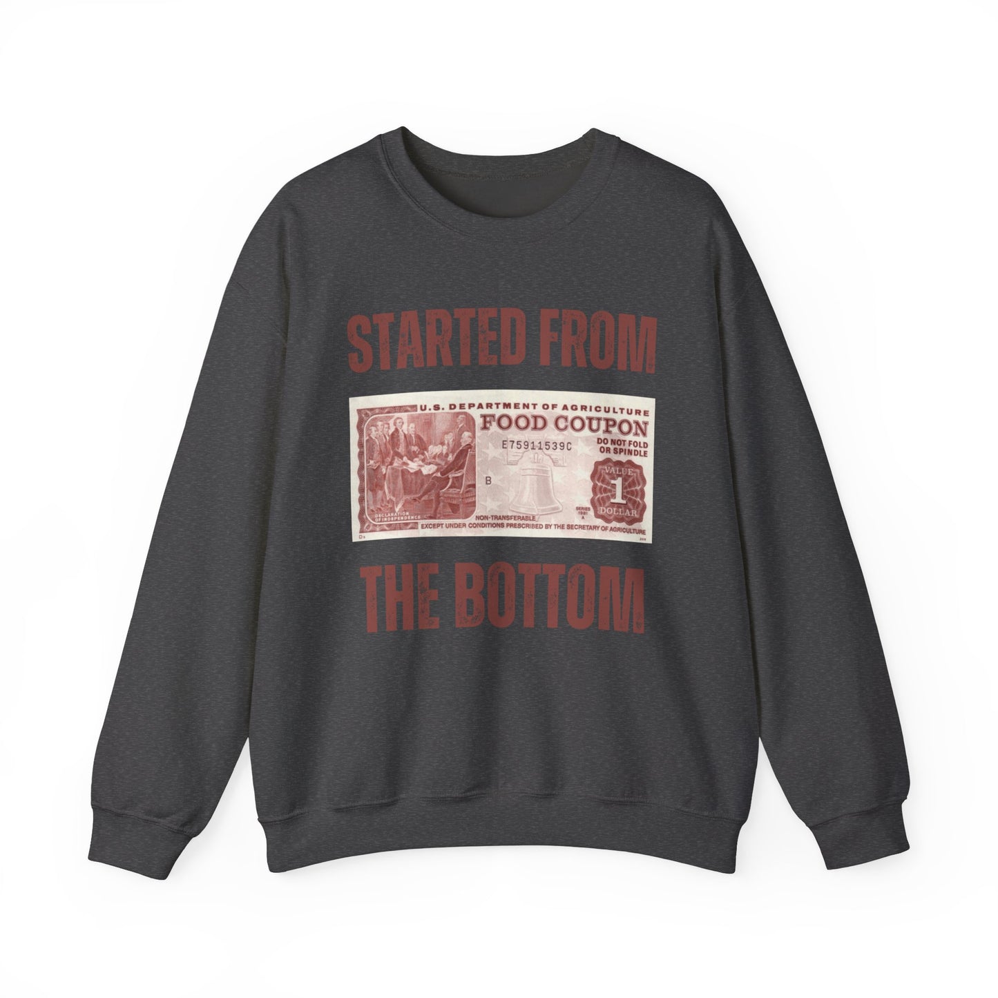 Started from the Bottom - Unisex Heavy Blend™ Crewneck Sweatshirt