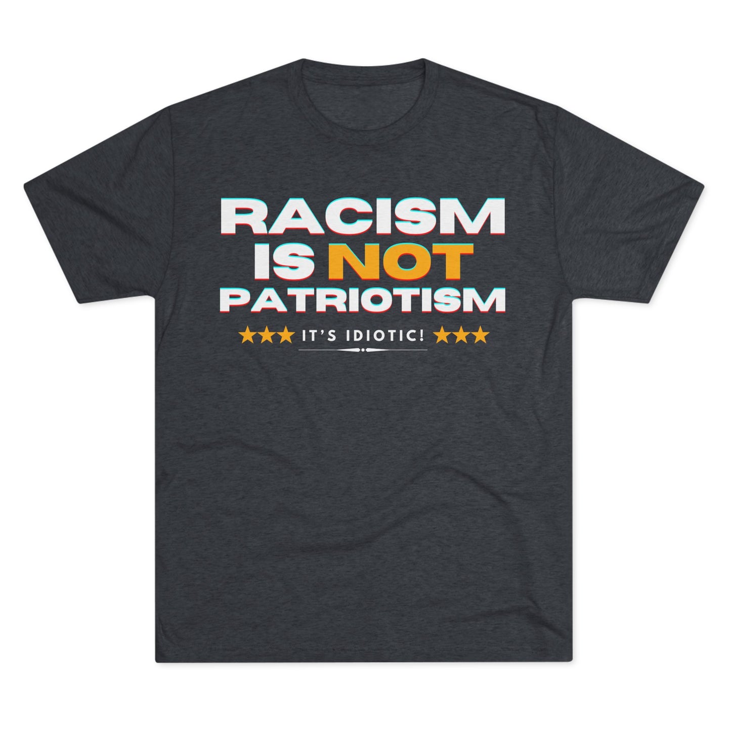 Anti-Racism - ATHLETIC FITTED T-Shirt