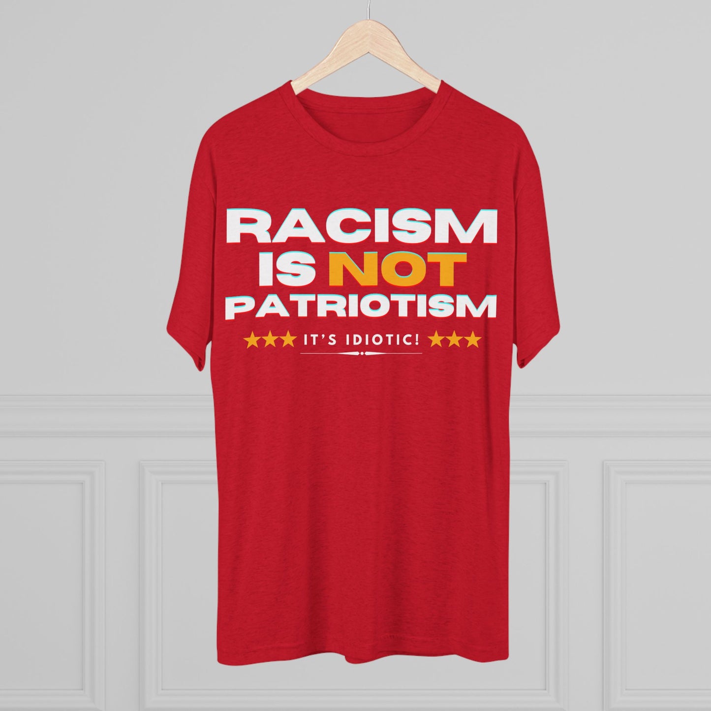 Anti-Racism - ATHLETIC FITTED T-Shirt
