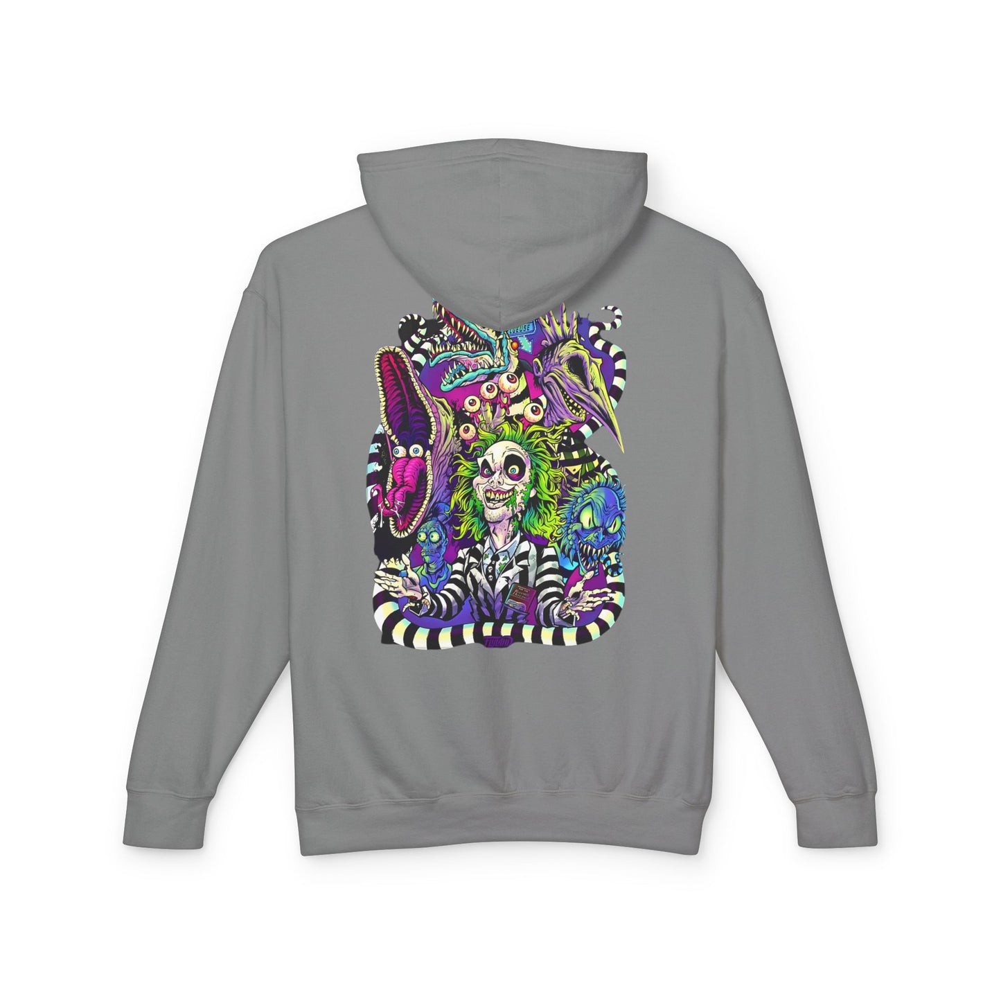 NEVER TRUST THE LIVING - Unisex Lightweight Hooded Sweatshirt
