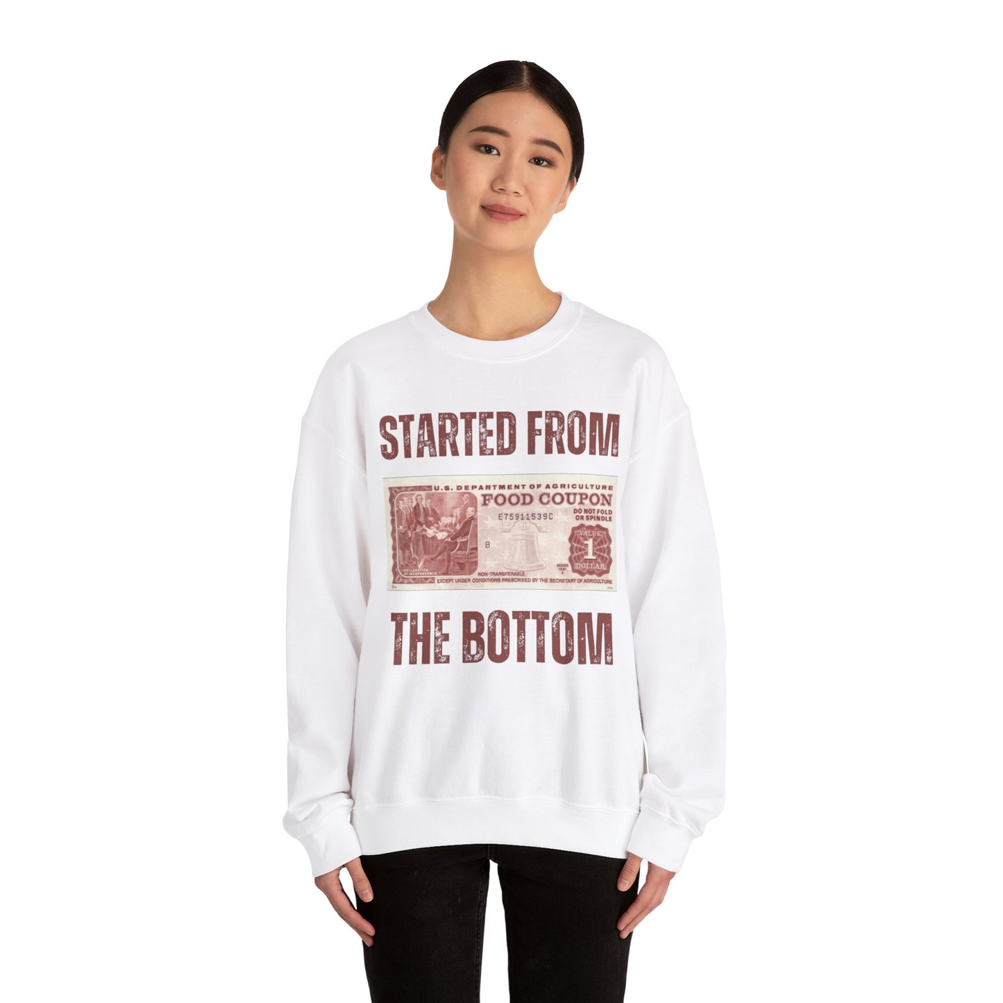 Started from the Bottom - Unisex Heavy Blend™ Crewneck Sweatshirt