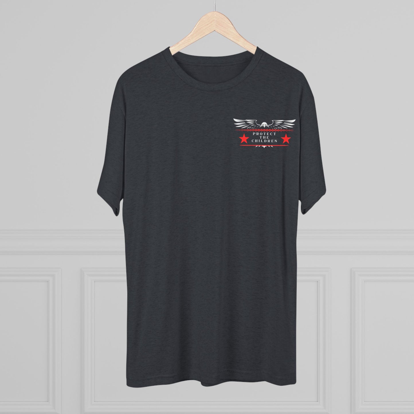 Anti-Pedophile Jersey T-shirt - ATHLETIC FITTED Unisex - Reverse Design
