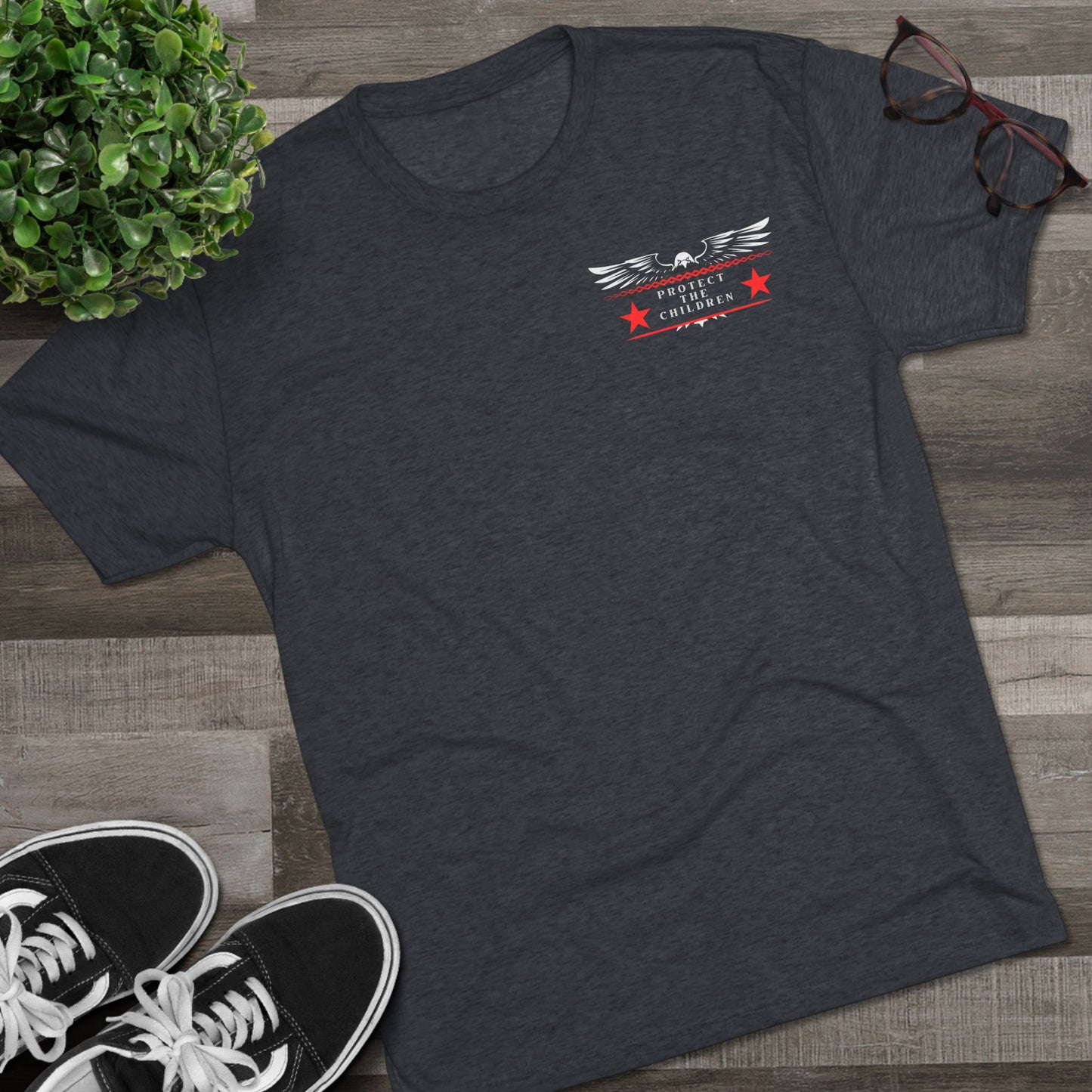 Anti-Pedophile Jersey T-shirt - ATHLETIC FITTED Unisex - Reverse Design