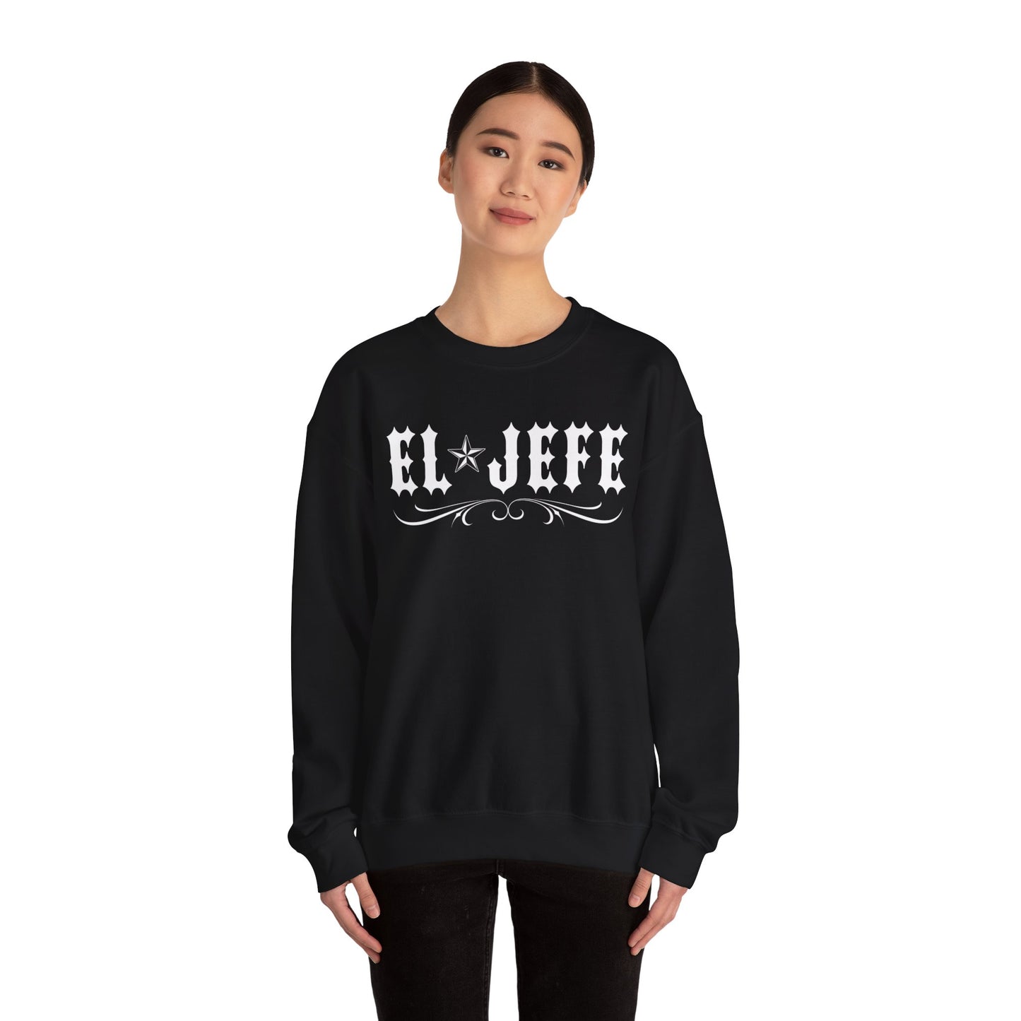 EL JEFE - Unisex Heavy Blend™ Crewneck Sweatshirt