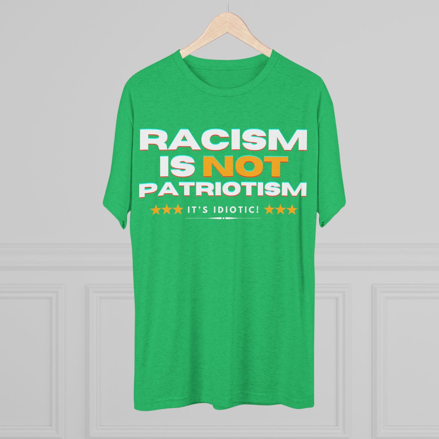 Anti-Racism - ATHLETIC FITTED T-Shirt