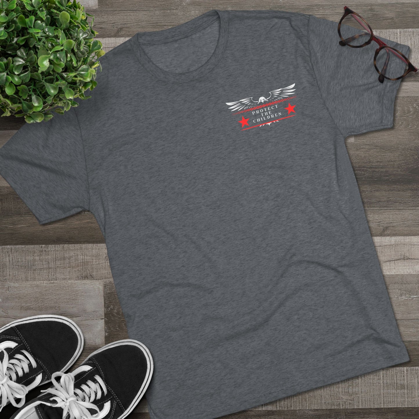 Anti-Pedophile Jersey T-shirt - ATHLETIC FITTED Unisex - Reverse Design