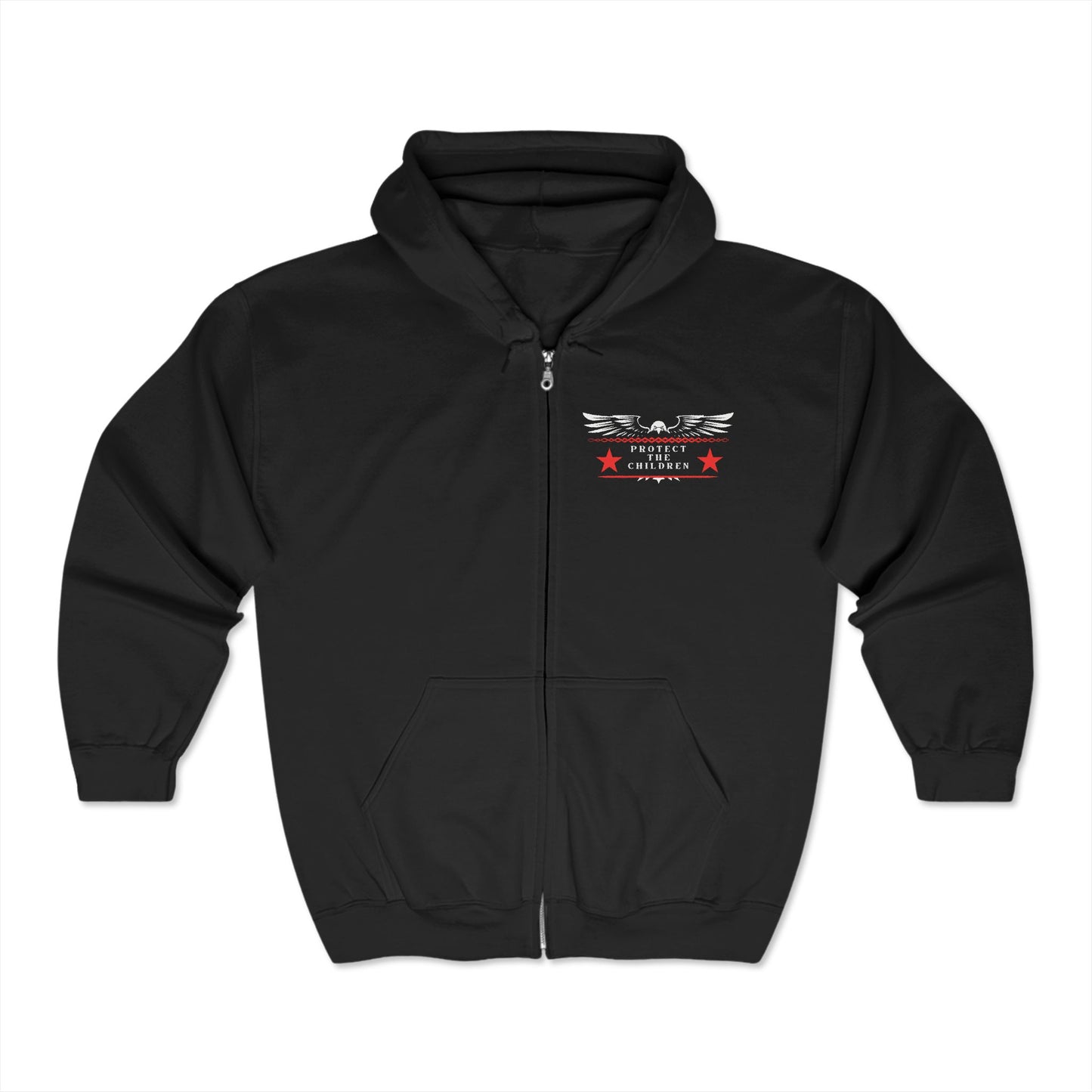 Anti-Pedophile - Zip up Hoodie
