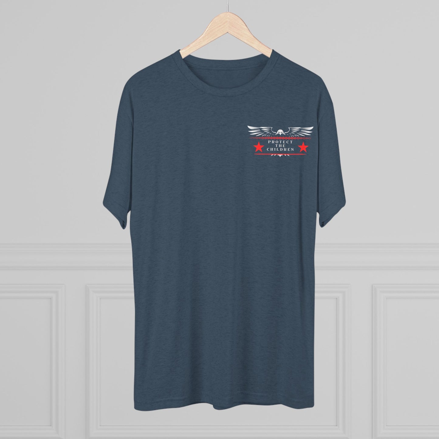 Anti-Pedophile Jersey T-shirt - ATHLETIC FITTED Unisex - Reverse Design