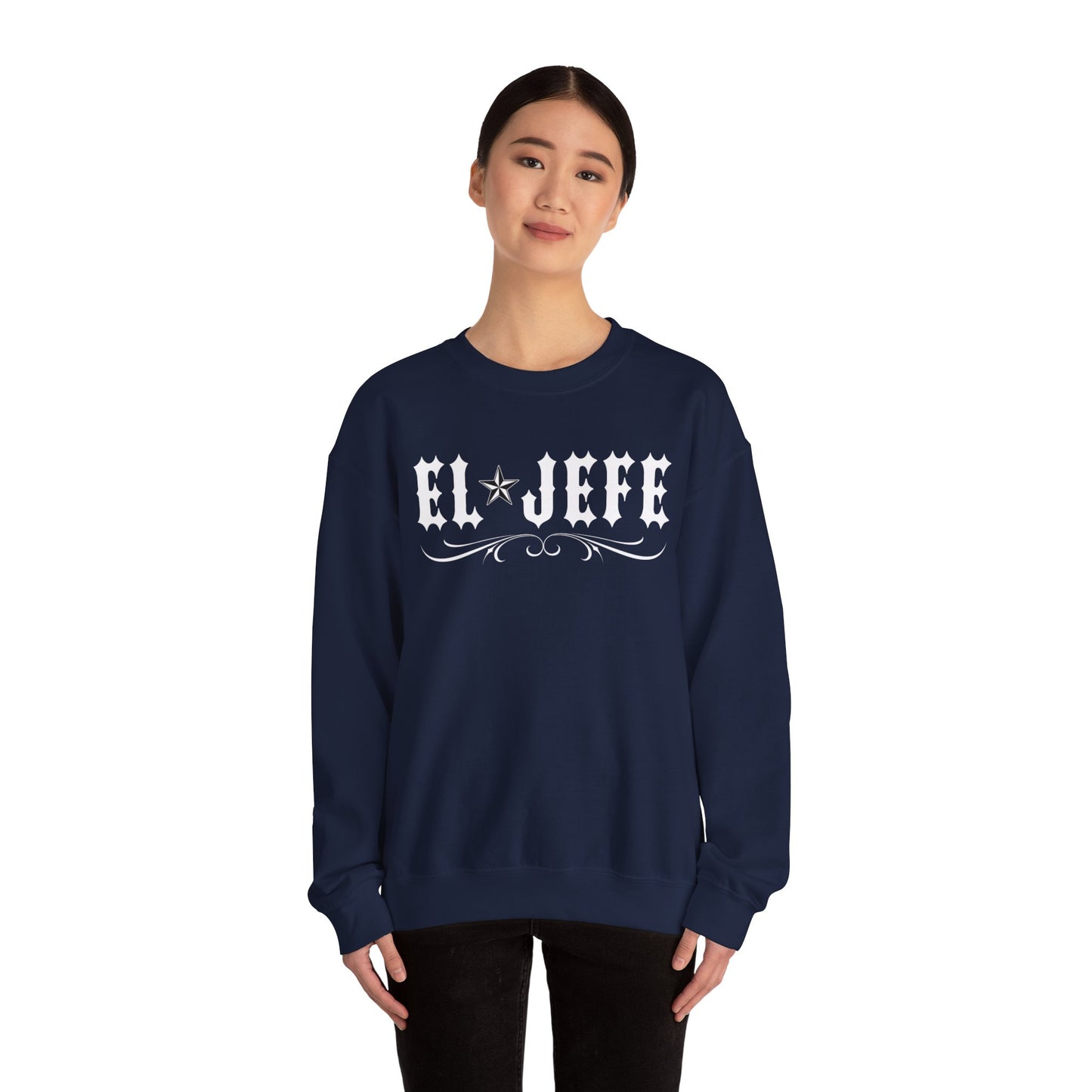 EL JEFE - Unisex Heavy Blend™ Crewneck Sweatshirt