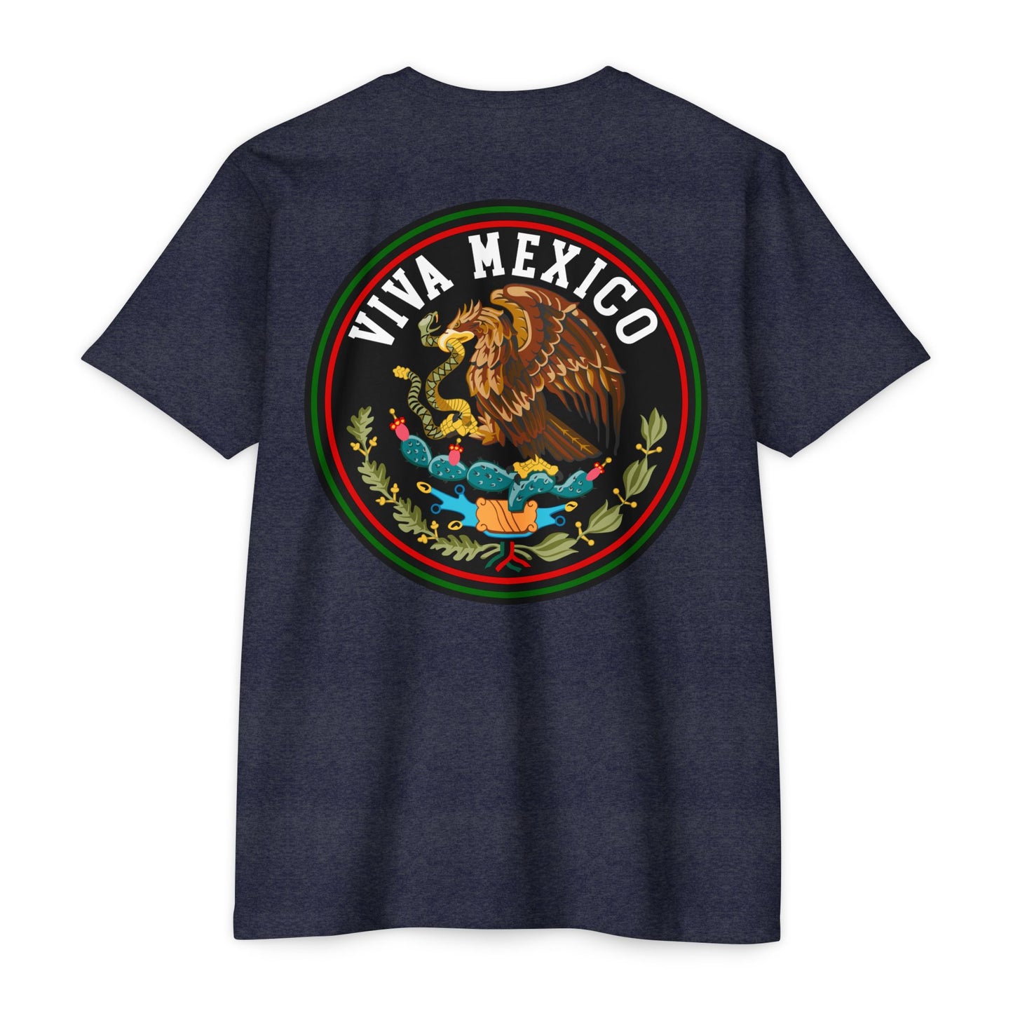 VIVA MEXICO "COLOR, FRONT & BACK"- Jersey T-shirt