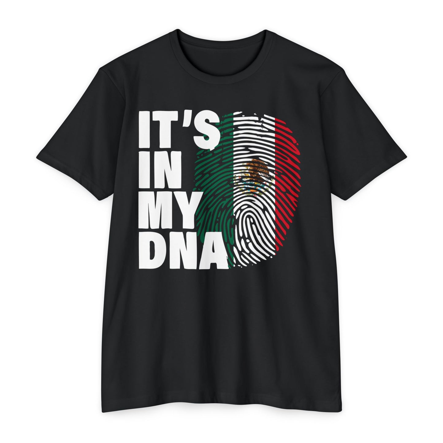 Mexican Pride It's In My DNA Fitted T-shirt - Unisex, Cinco de Mayo, Hispanic Heritage, Nationality Gift, Latino Apparel