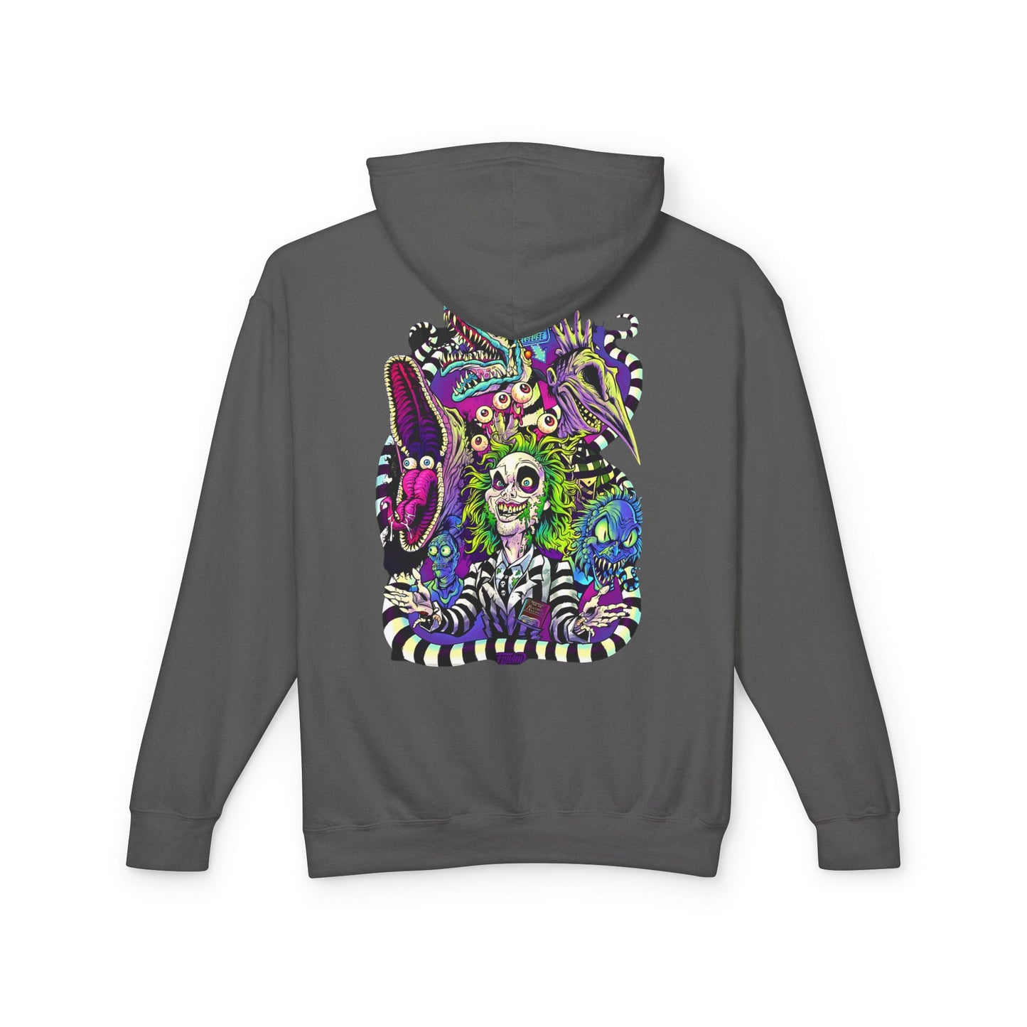 NEVER TRUST THE LIVING - Unisex Lightweight Hooded Sweatshirt