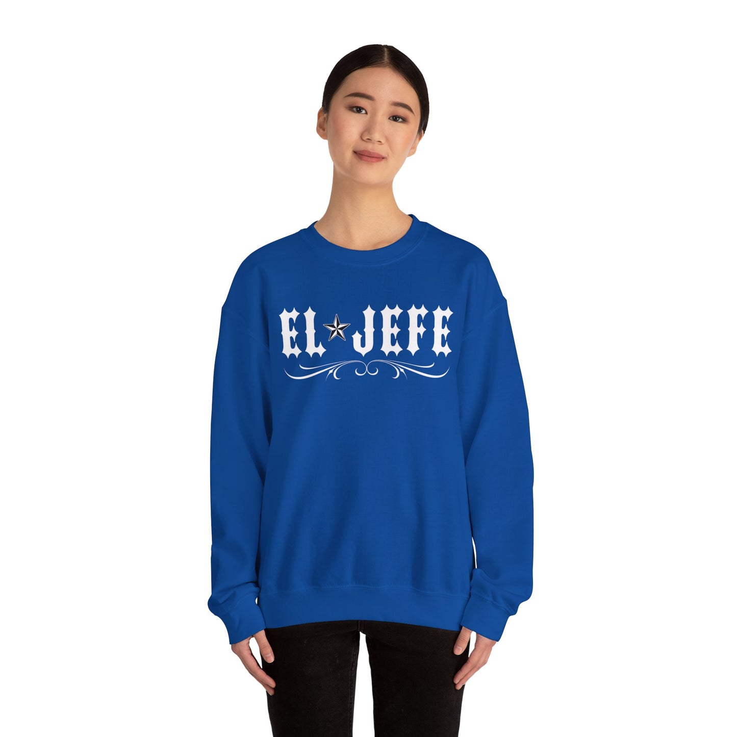 EL JEFE - Unisex Heavy Blend™ Crewneck Sweatshirt
