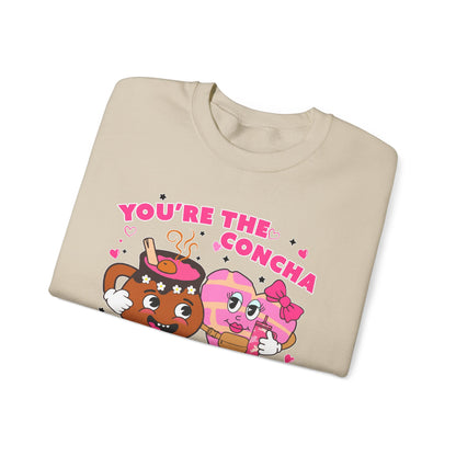 You're the Concha to My Cafecito ❤️ - Unisex Heavy Blend™ Crewneck Sweatshirt