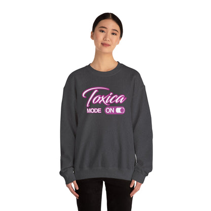 Toxica Mode ON - Unisex Heavy Blend™ Crewneck Sweatshirt
