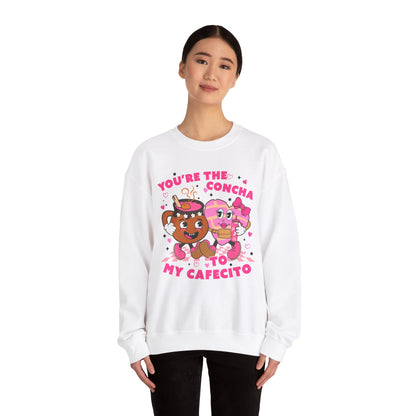 You're the Concha to My Cafecito ❤️ - Unisex Heavy Blend™ Crewneck Sweatshirt