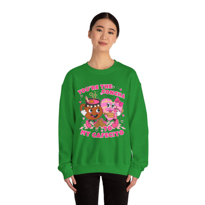 You're the Concha to My Cafecito ❤️ - Unisex Heavy Blend™ Crewneck Sweatshirt