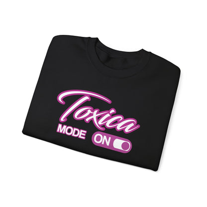 Toxica Mode ON - Unisex Heavy Blend™ Crewneck Sweatshirt
