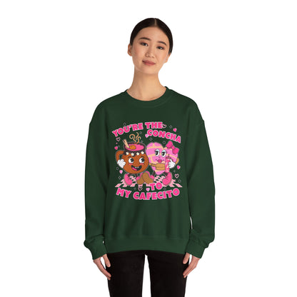 You're the Concha to My Cafecito ❤️ - Unisex Heavy Blend™ Crewneck Sweatshirt