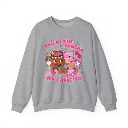 You're the Concha to My Cafecito ❤️ - Unisex Heavy Blend™ Crewneck Sweatshirt